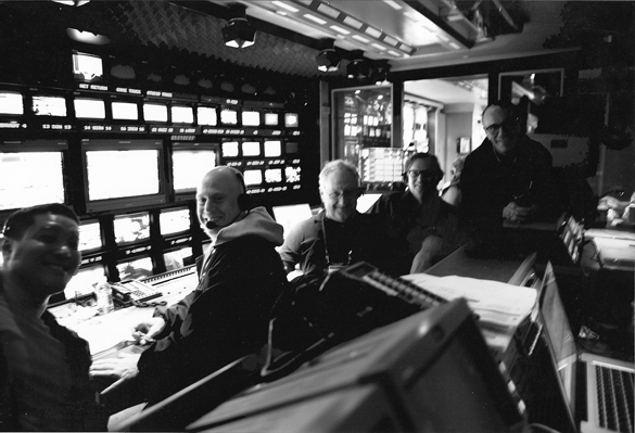 Super Bowl XLIII Halftime Show with Producer/Director Don Mischer, Associate Director Gregg Gelfand, Technical Director Eric Becker and Lighting Designer Bobby Dickinson.
