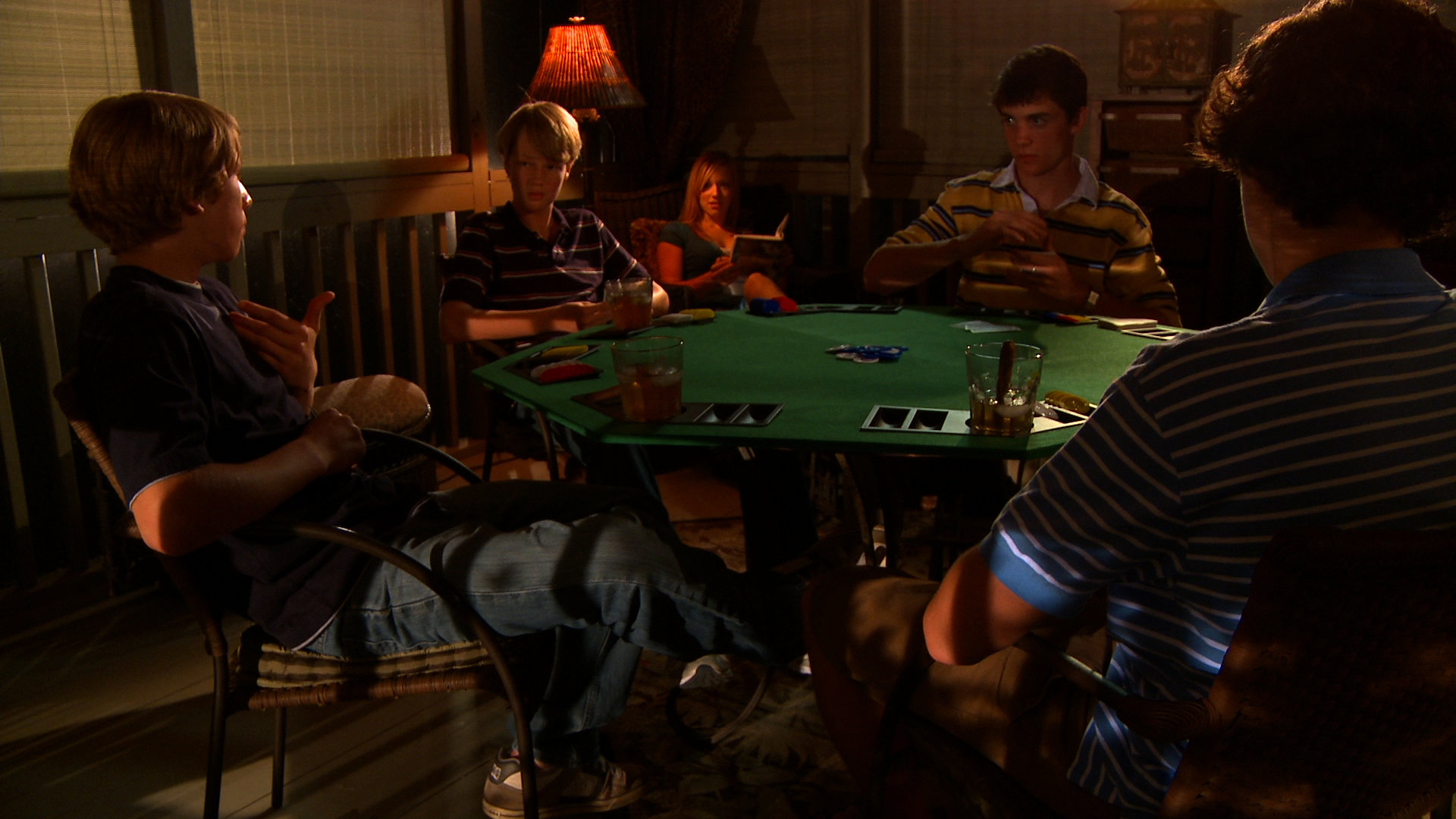 Celine du Tertre, Ryan Ward, TJ Plunkett, Domenico D'Ippolito and Connor Buckley in The Abduction of Zack Butterfield (2011)