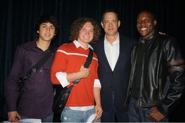 Harvard Westlake Film Festival Ashton Moio, Wayne Dalglish, Tom Hanks, & Chris Jai Alex