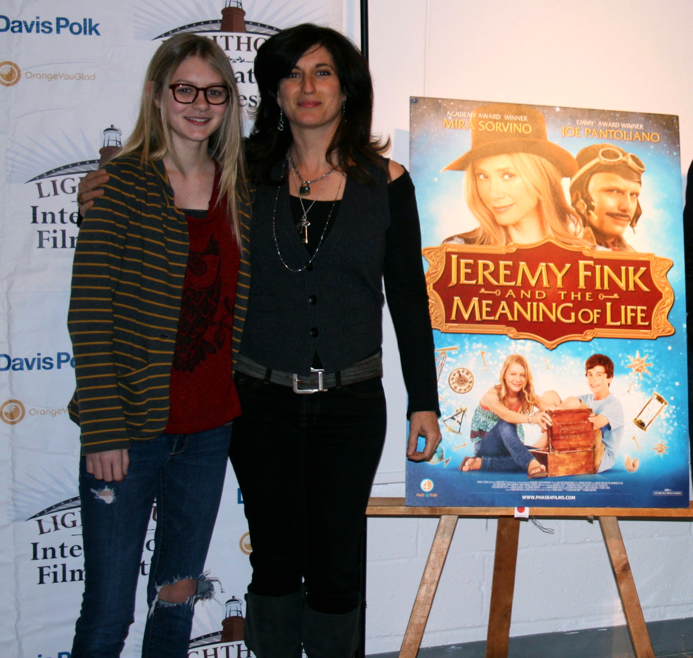 JEREMY FINK AND THE MEANING OF LIFE at the Lighthouse International Film Festival in Long Beach Island, NJ w/Tamar Halpern