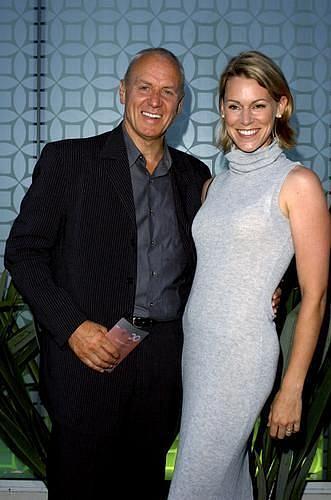 SANTA MONICA, CA - JULY 29: Actor Alan Dale and his wife Tracey arrive at 