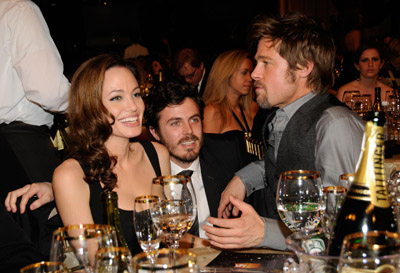 Brad Pitt, Casey Affleck and Angelina Jolie