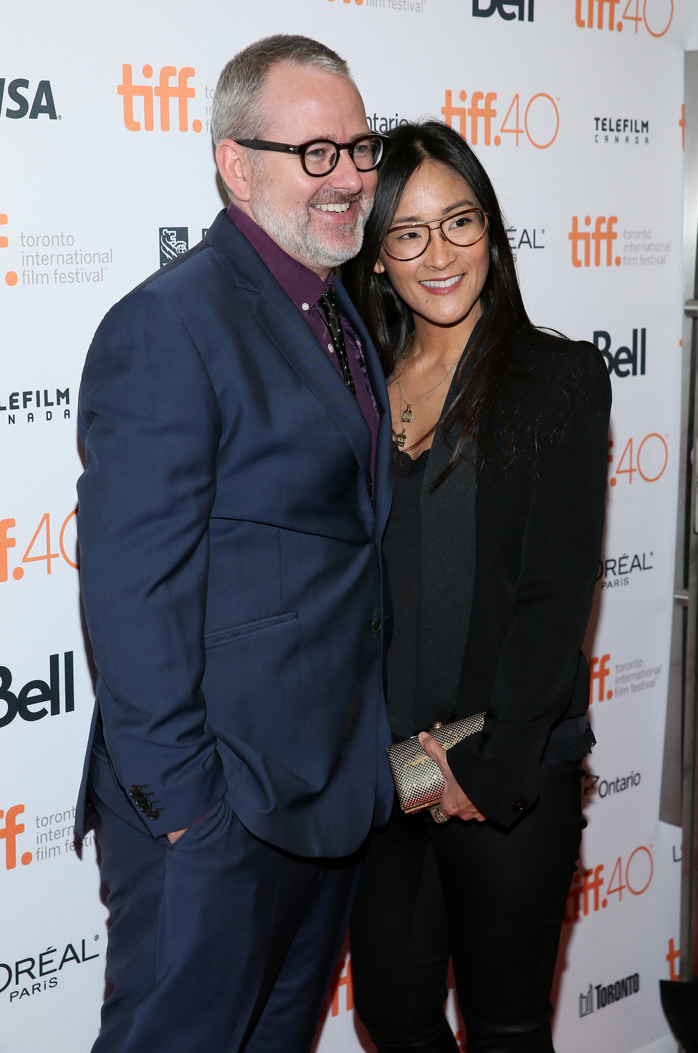 Morgan Neville and Lisa Nishimura at event of Keith Richards: Under the Influence (2015)