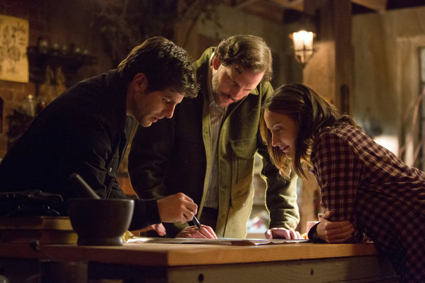 Still of Silas Weir Mitchell, Bree Turner and David Giuntoli in Grimm (2011)