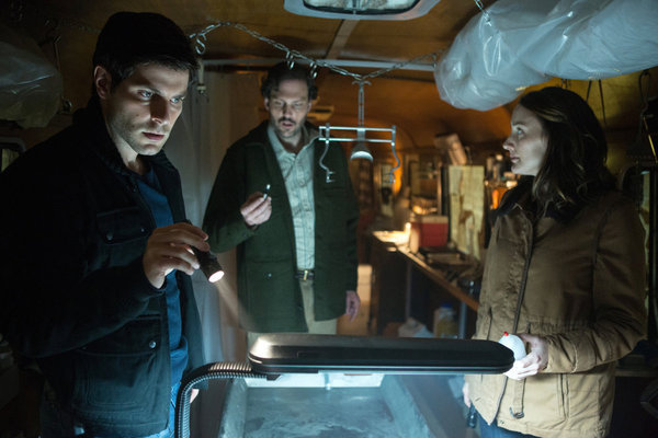 Still of Bree Turner and David Giuntoli in Grimm (2011)