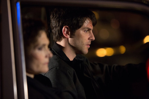 Still of Mary Elizabeth Mastrantonio and David Giuntoli in Grimm (2011)