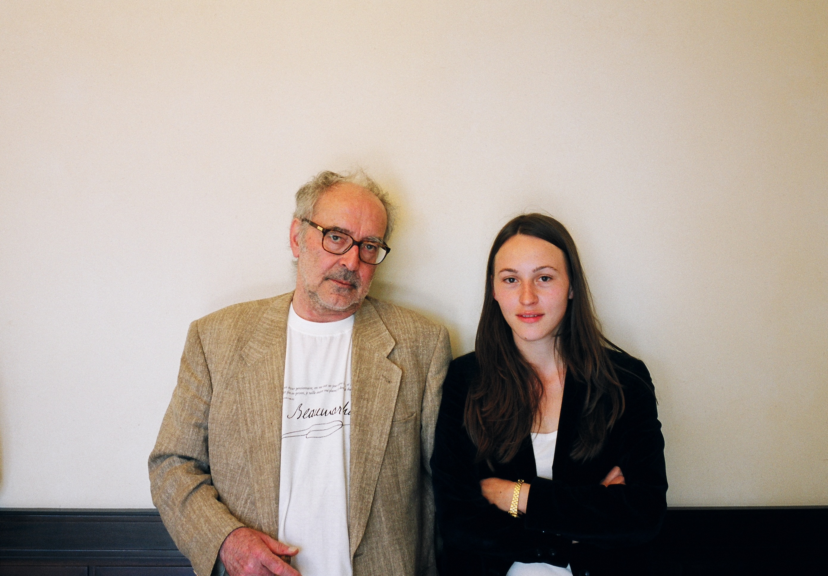 Jean-Luc Godard and Sarah Adler/ Cannes Film Festival