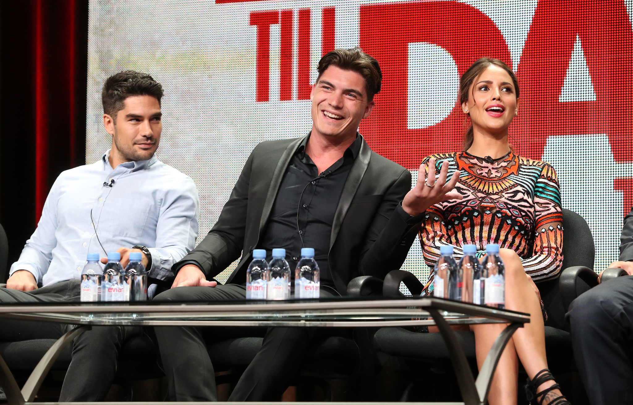 Zane Holtz, D.J. Cotrona and Eiza González at event of From Dusk Till Dawn: The Series (2014)