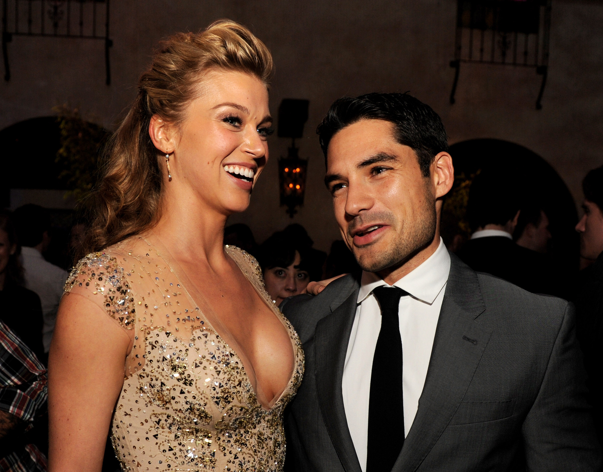 D.J. Cotrona and Adrianne Palicki at event of Eilinis Dzo. Kerstas (2013)