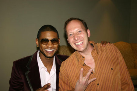 With Usher Raymond.