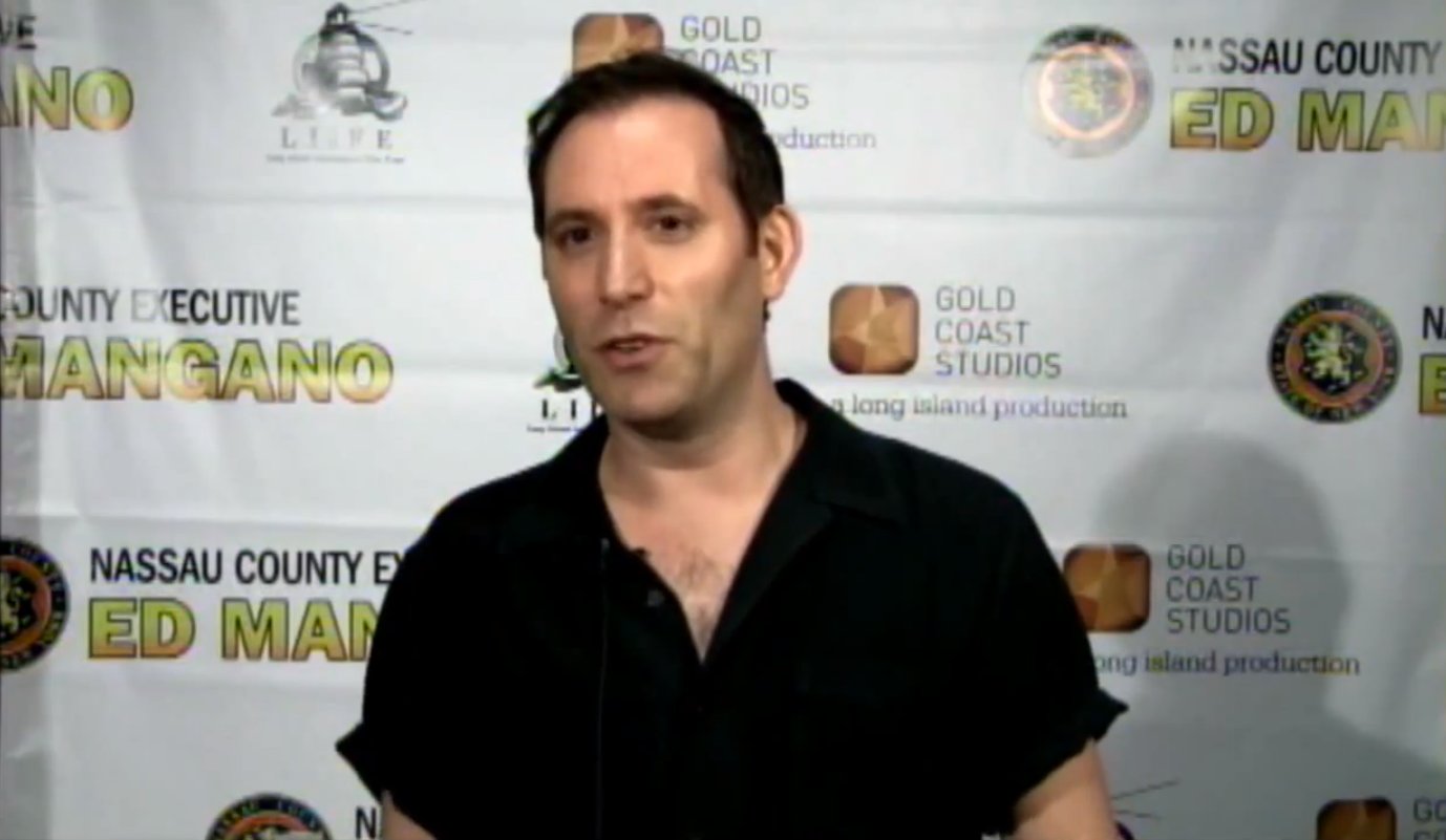 Producer Dan Parilis interviewed on the red carpet at the LIIFE premiere screening of 
