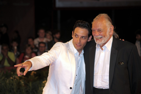 Stefano DiMatteo and George A. Romero on the Red Carpet at the 66th Venice Film Festival for the World Premiere of Survival of the Dead.