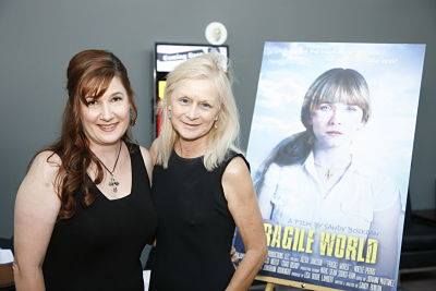 Lisa Boore Lambert and Willow Hale at sold out screening of Fragile World at the Laemmle in Pasadena