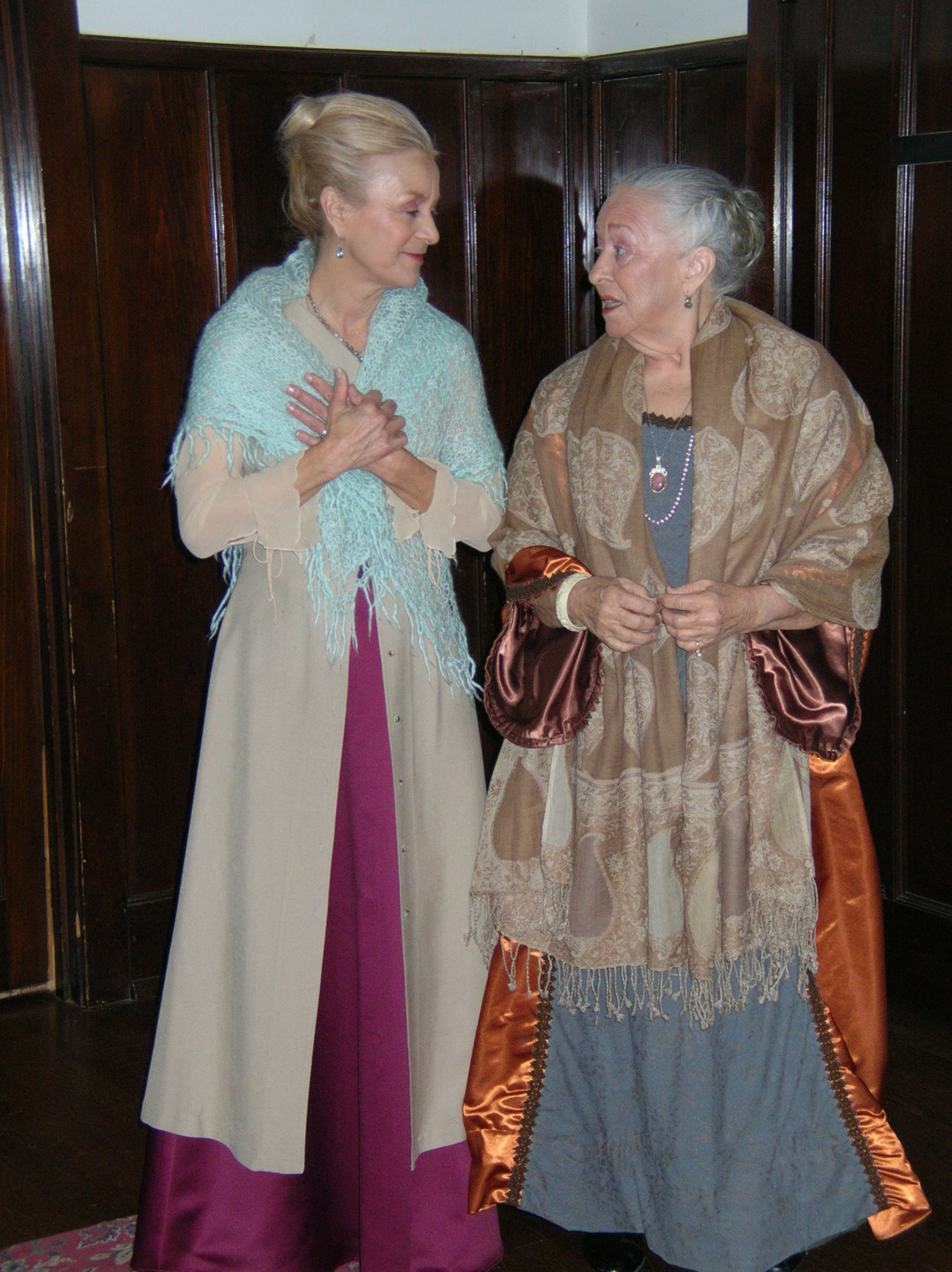 Still from Mary with Willow Hale as Eliza Van Lew and Anne Perrah as Elizabeth Van Lew