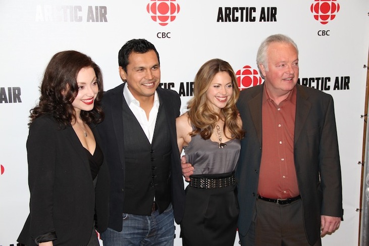 Adam Beach, Kevin McNulty and Pascale Hutton in Arctic Air (2012)