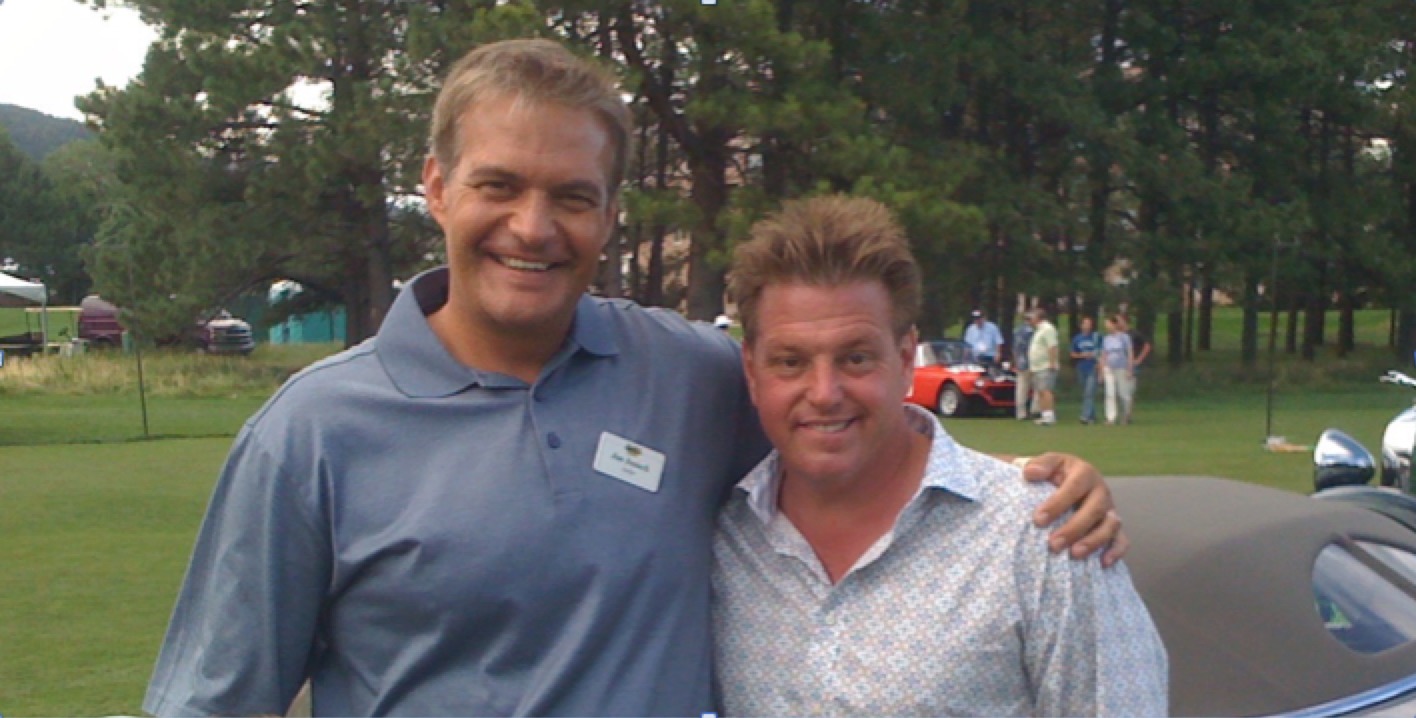 The ultra talented Chip Foose with Jim Janicek. What an honor to get to know more of his car stories.