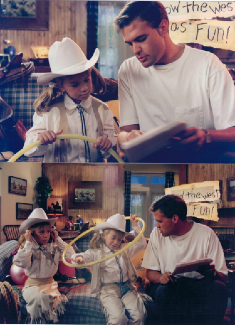 Directing the Olsen Twins of FULL HOUSE for an ABC Special. They might not be on FULLER HOUSE but they were such great kids to work with.