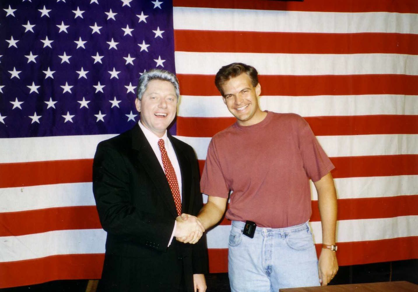 Bill Clinton (the actor)and Jim Janicek