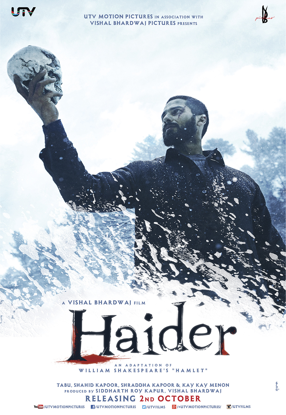 Shahid Kapoor in Haider (2014)