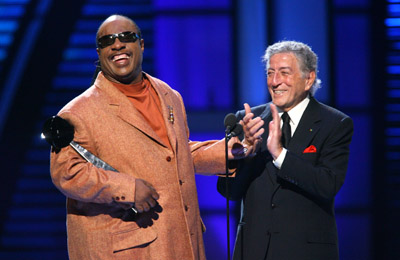 Tony Bennett and Stevie Wonder