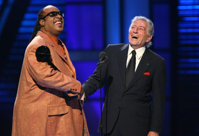 Tony Bennett and Stevie Wonder