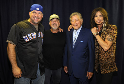 Tony Bennett, Garth Brooks, Billy Joel and Steven Tyler