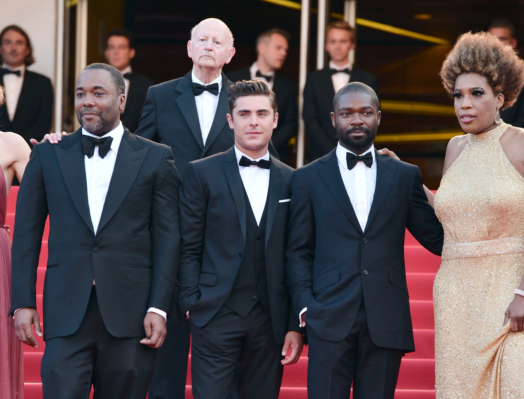 Macy Gray, Lee Daniels, David Oyelowo and Zac Efron at event of The Paperboy (2012)