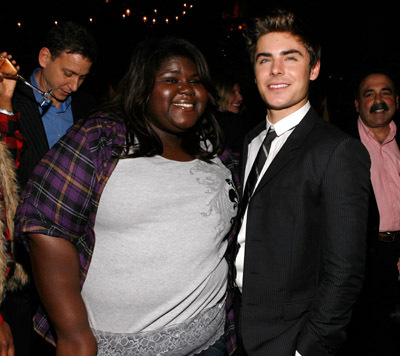 Zac Efron and Gabourey Sidibe at event of Me and Orson Welles (2008)