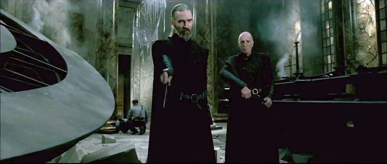 Jon Campling As the Death Eater in Deathly Hallows part 2