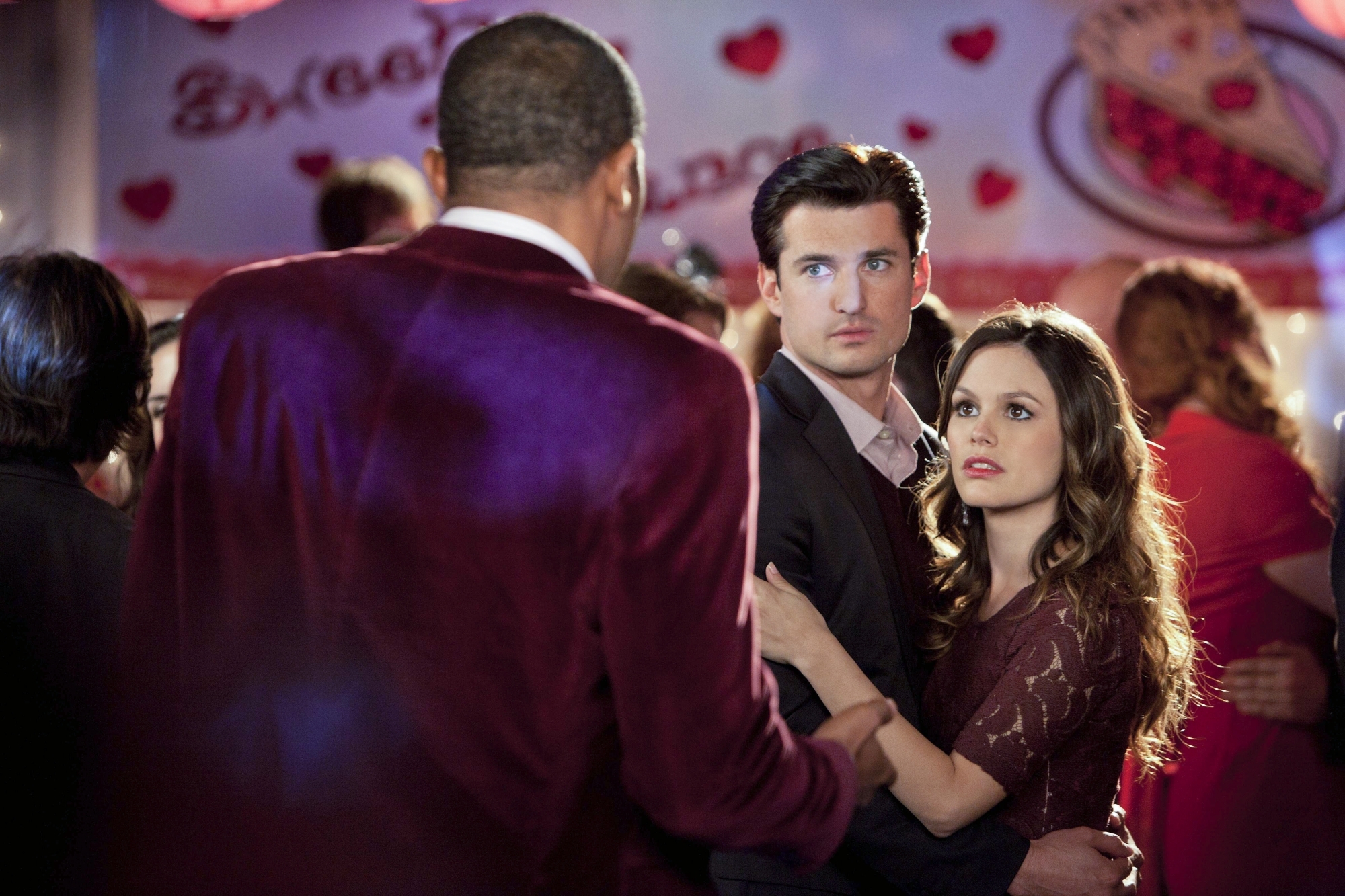 Still of Cress Williams, Rachel Bilson and Wes Brown in Hart of Dixie (2011)