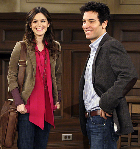 Still of Josh Radnor and Rachel Bilson in Kaip as susipazinau su jusu mama (2005)