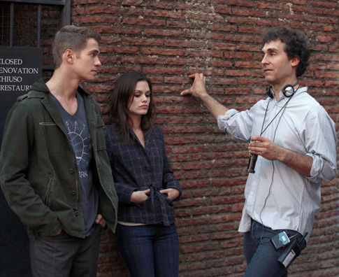 Still of Hayden Christensen, Doug Liman and Rachel Bilson in Jumper (2008)