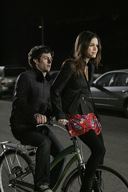 Still of Adam Brody and Rachel Bilson in The O.C. (2003)