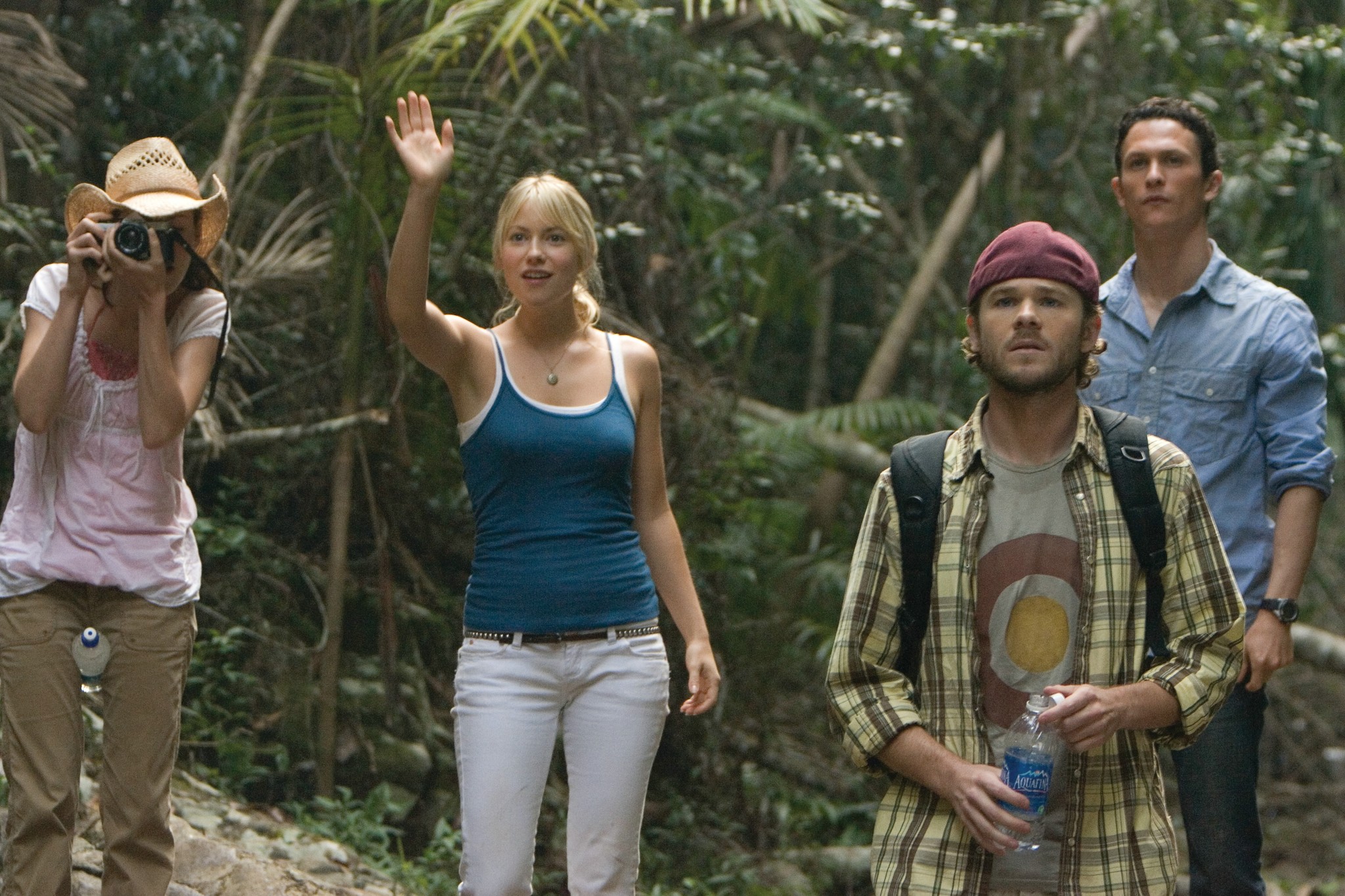 Still of Jonathan Tucker, Shawn Ashmore, Jena Malone and Laura Ramsey in The Ruins (2008)