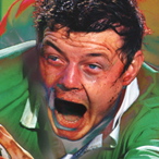 Brian O Driscoll irish rugby captin dirt effects Louise Myler