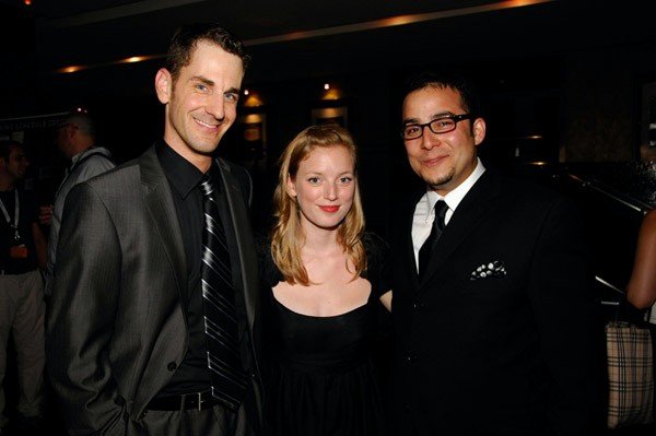 Aaron Abrams, Sarah Polley, Ennis Esmer at the premiere of 