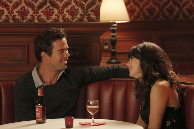 Still of Zooey Deschanel and David Walton in New Girl (2011)