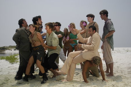 Jonathan Davidson, Kevin Wheatley, Paul Whitty, Alex Reznik, Jamie Bullock, Bill English, Jim Ryan, Stewart Carrico, Morgan Carson and Alcorn Minor in The Beach Party at the Threshold of Hell (2006)