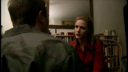 L to R -- Joe Giannunzio as Frank, Taryn Darr as Ava