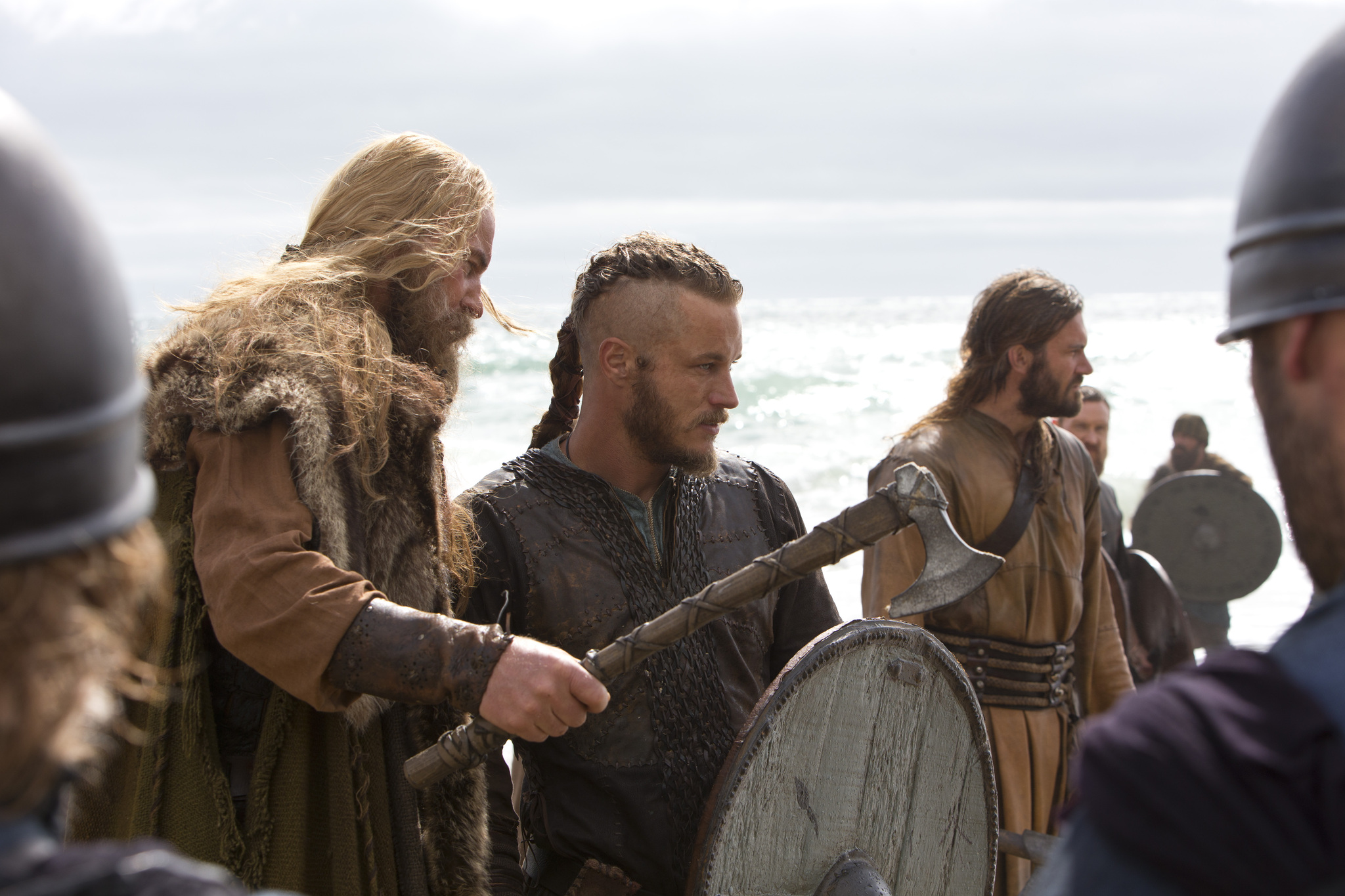 Still of Travis Fimmel and Clive Standen in Vikings: Dispossessed (2013)