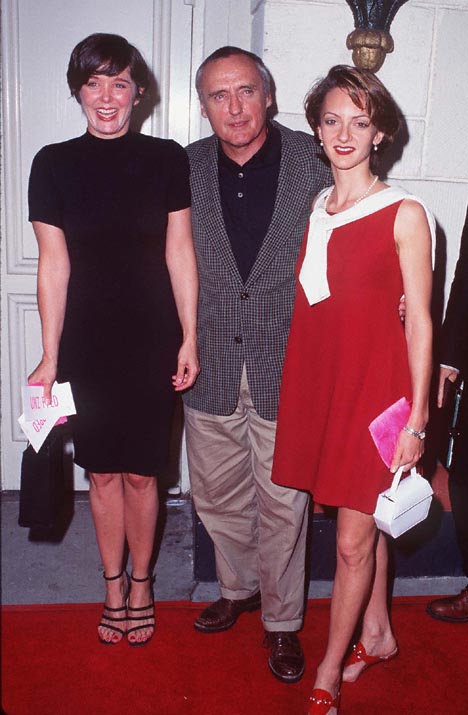 Dennis Hopper and Victoria Duffy at event of Unzipped (1995)