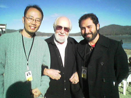 Insung Hwang, Bill Fraker, Eli Kaufman at the 2005 Big Bear Lake Film Festival.