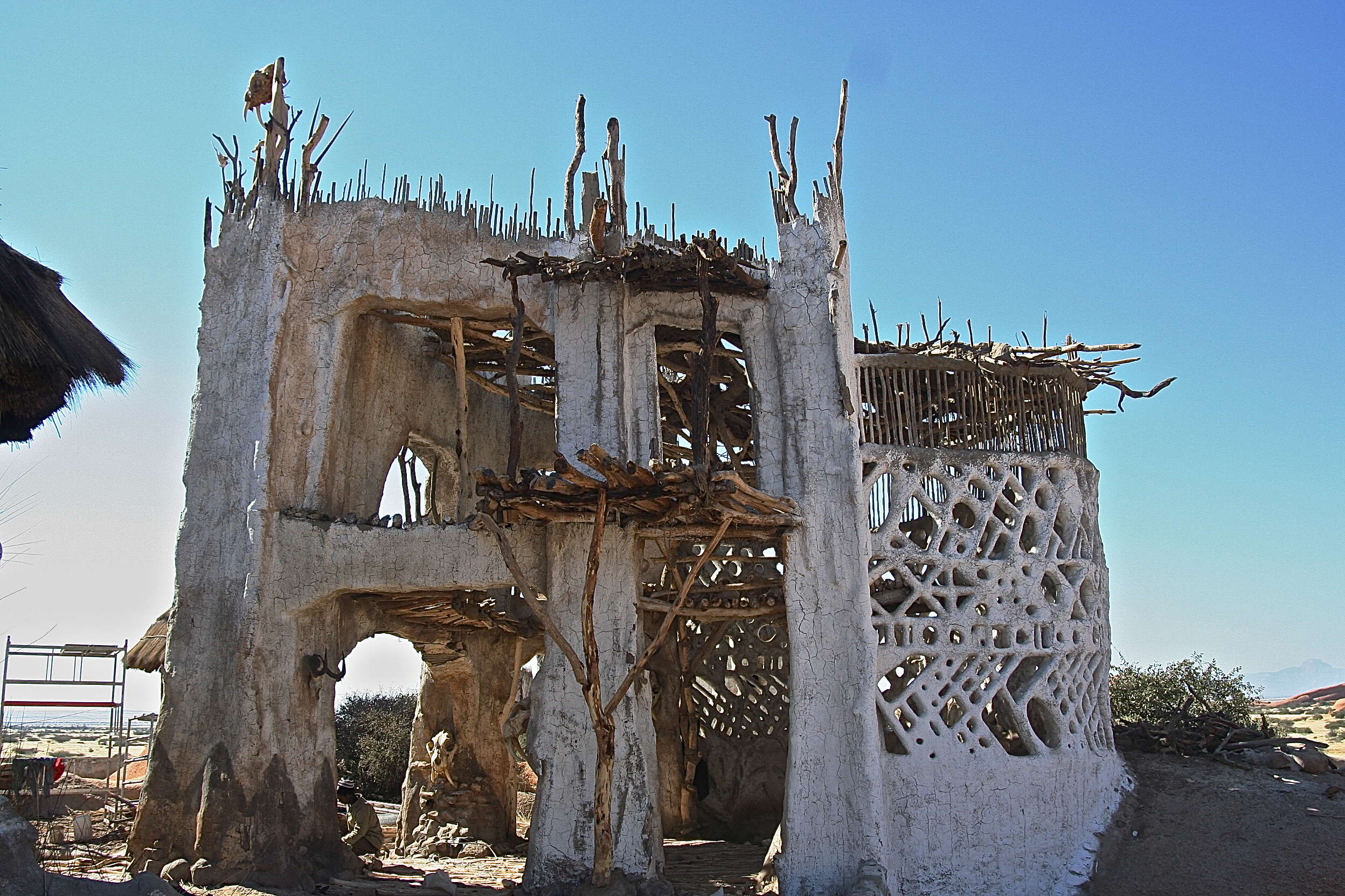 ELDERS' HUT, NAKUDU TRIBE, 10 000 BC