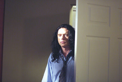 Still of Tommy Wiseau in The Room (2003)