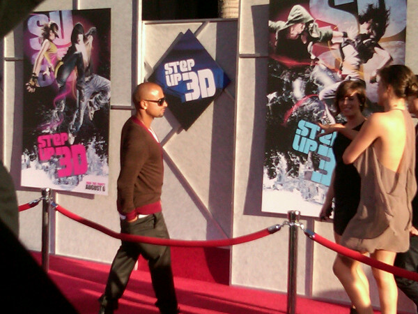 Chuck Maldonado on the Step Up 3D Red Carpet