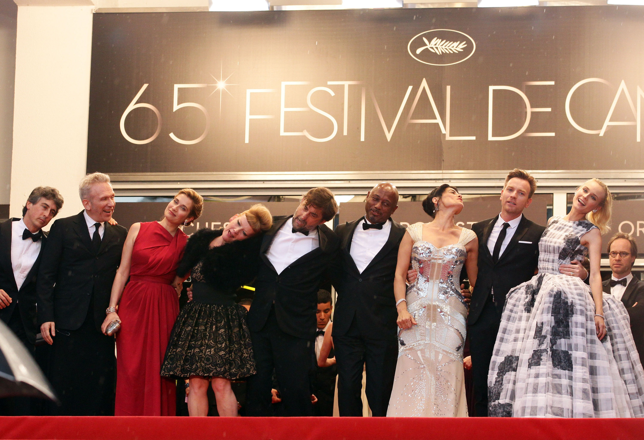 Ewan McGregor, Hiam Abbass, Andrea Arnold, Emmanuelle Devos, Jean-Paul Gaultier, Nanni Moretti, Raoul Peck and Diane Kruger at event of Tereses nuodeme (2012)