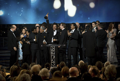 Accepting the Oscar® in the category Best motion picture of the year for 