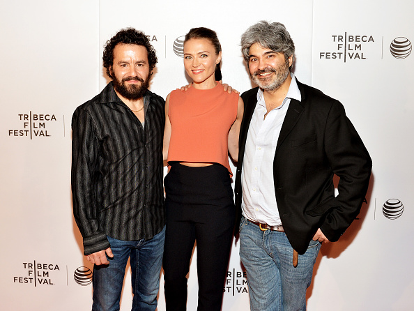 Max Casella, Trieste Kelly Dunn, and Onur Tukel attend the premier of 