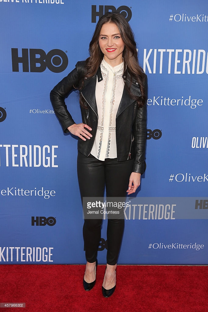 Trieste Kelly Dunn attends the Olive Kitteridge premier at the SVA theatre in NYC on October 27th, 2014