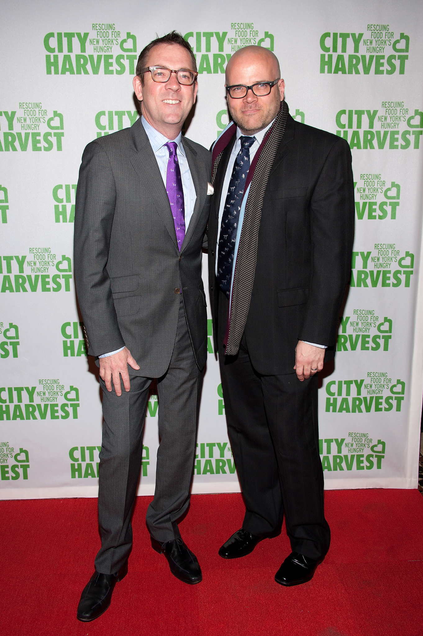 Ted Allen (L) and Barry Rice attend the 19th annual City Harvest An Evening Of Practical Magic at Cipriani 42nd Street on April 16, 2013 in New York City.